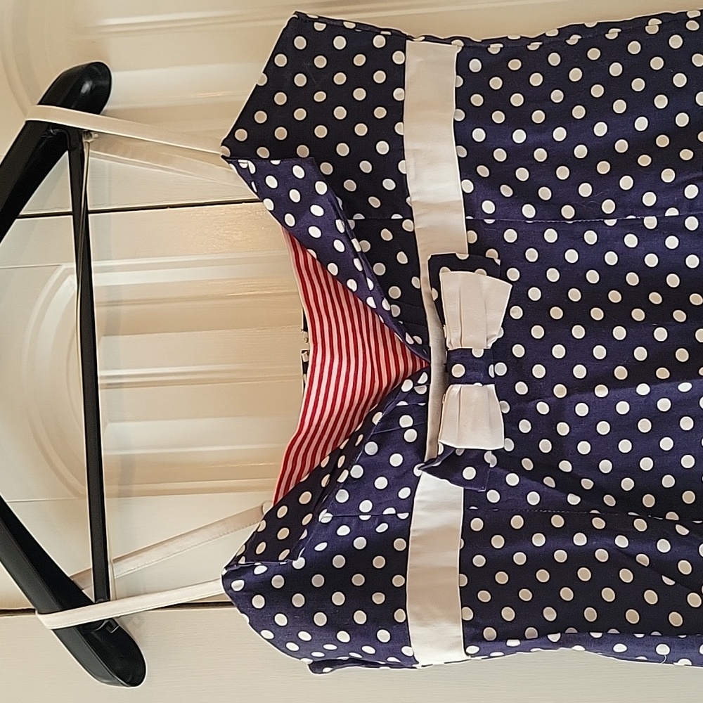 Tatyana patriotic red white and blue dress XXL - Picture 2 of 10